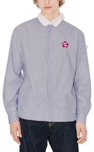 KENZO 春夏23 浅蓝色长袖翻领衬衫 FD65CH4139LD-77 Shop KENZO 春夏23 浅蓝色长袖翻领衬衫 FD65CH4139LD-77