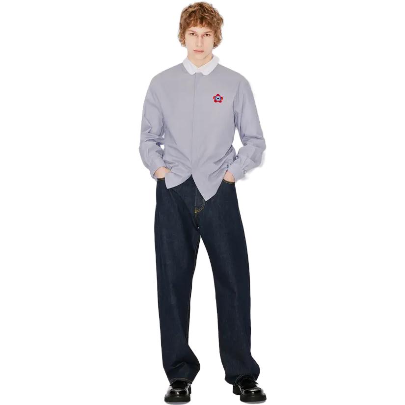 Details for KENZO SS23 ライトブルー 長袖シャツ カラー付き FD65CH4139LD-77