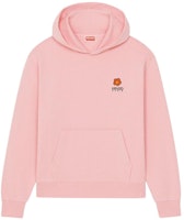KENZO SS23 Pink Sweatshirt with Solid Floral Logo Print. FD55SW4414MF-30 KENZO SS23 Pink Sweatshirt with Solid Floral Logo Print. FD55SW4414MF-30