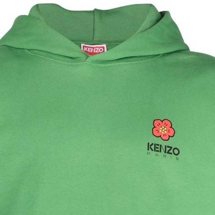 KENZO SS23  Solid Color Green Oversized Hoodie. FD55SW4444ME-57 圖 7