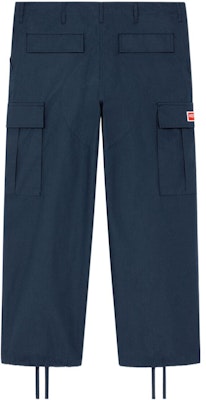 KENZO SS23 Solid Zipper Cargo Pants Midnight Blue FD55PA2429DD-77 Lookbook KENZO SS23 Solid Zipper Cargo Pants Midnight Blue FD55PA2429DD-77