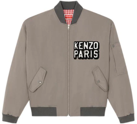 KENZO 2023春夏字母印花灰色飞行夹克 FD55BL1279OC-96 Buy KENZO 2023春夏字母印花灰色飞行夹克 FD55BL1279OC-96