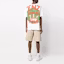 Purchase KENZO SS23 보케 보이 그래픽 화이트 루즈핏 반팔 티셔츠 패션. FD55TS4534SG-02