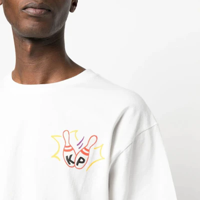 KENZO SS23 보케 보이 그래픽 화이트 루즈핏 반팔 티셔츠 패션. FD55TS4534SG-02 Details for KENZO SS23 보케 보이 그래픽 화이트 루즈핏 반팔 티셔츠 패션. FD55TS4534SG-02
