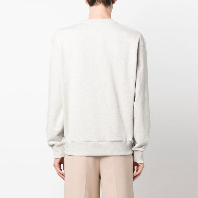 Shop KENZO SS23 Boke Flower Crewneck Sweatshirt Lelaki Kelabu Muda FD55SW4404MF-93