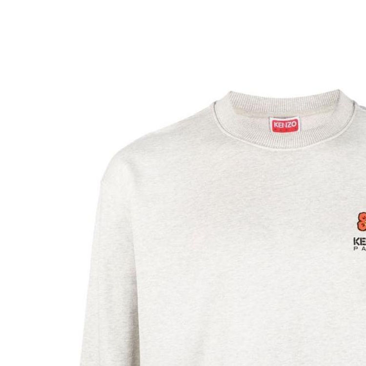 Details for KENZO SS23 Boke Flower Crewneck Sweatshirt Lelaki Kelabu Muda FD55SW4404MF-93