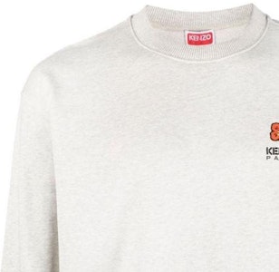 KENZO SS23 Boke Flower Crewneck Sweatshirt Pria Abu-Abu Muda FD55SW4404MF-93 Details for KENZO SS23 Boke Flower Crewneck Sweatshirt Pria Abu-Abu Muda FD55SW4404MF-93