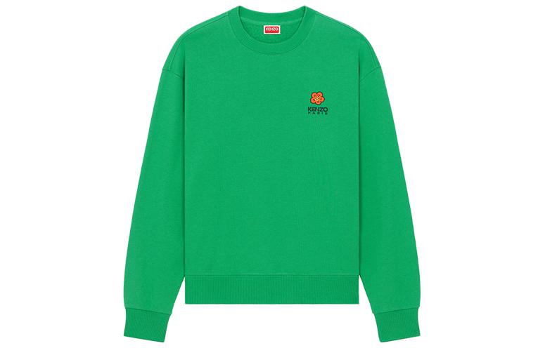 KENZO SS23 Boke Flower Series Solid Color Crewneck Pullover Sweatshirt FD55SW4404MF-69
