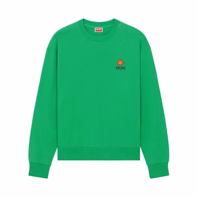 KENZO SS23 Boke Flower Series Solid Color Crewneck Pullover Sweatshirt FD55SW4404MF-69