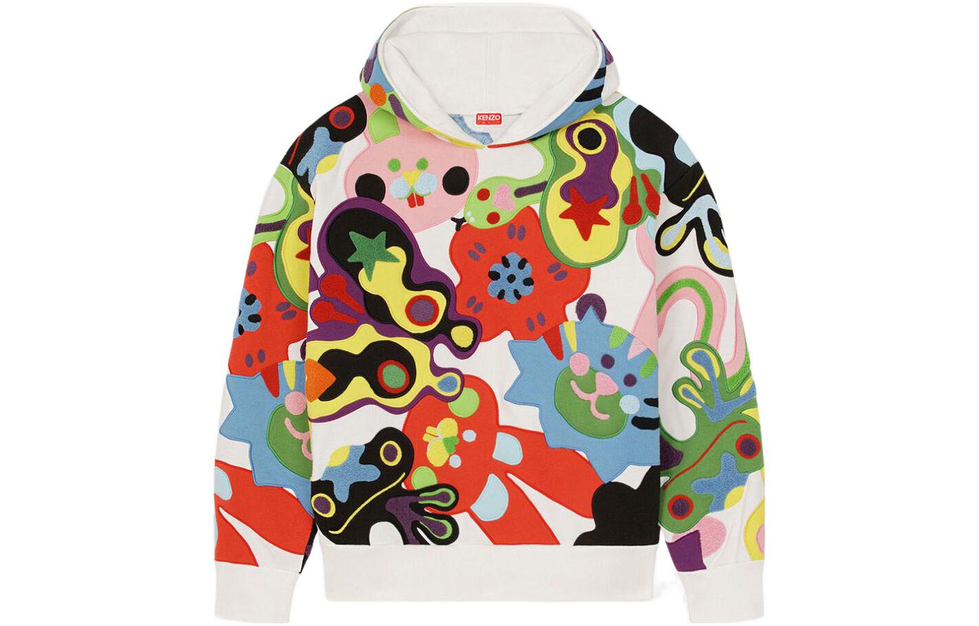 KENZO SS23 Cartoon Print Hoodie Men’s Multicolor FD55SW4694MF-MU