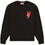 Order KENZO SS23 Chinese New Year Rabbit Print Crewneck Sweatshirt Black FD55SW1034MF-99J