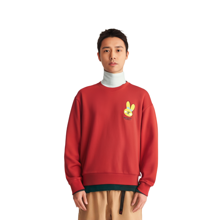 Kenzo SS23 Chinese New Year Red Rabbit Print Crewneck Sweatshirt FD55SW1034MF-21 圖 4