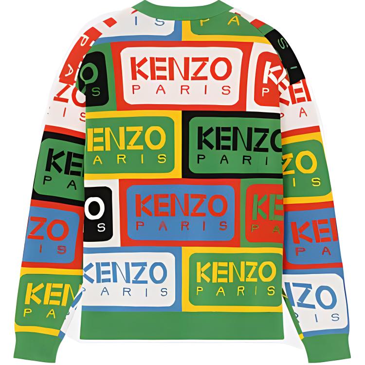 Lookbook KENZO SS23 拼色字母 Logo 針織毛衣 多色款 FD55PU3593CD-MU
