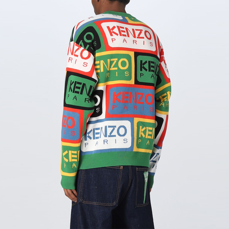 Purchase KENZO SS23 拼色字母 Logo 針織毛衣 多色款 FD55PU3593CD-MU