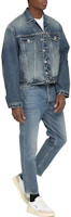 Purchase KENZO SS23 漸層純色長袖牛仔外套 藍色 FD55DV3026A3-DS