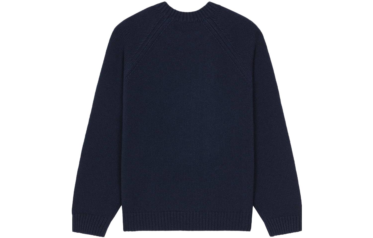 KENZO SS23 Floral Letter Print Crewneck Sweater Midnight Blue - . FD65PU4103BC-77 圖 3