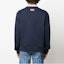 Purchase KENZO SS23 Floral Logo Crewneck Pullover Sweatshirt Blue FD55SW4454ME-77