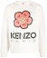 Order KENZO SS23 Floral Logo Print Crewneck Pullover Sweatshirt Gray White FD55SW4454ME-93