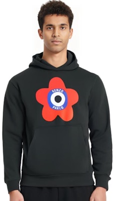 KENZO SS23 Hoodie Lelaki Hitam dengan Grafik Cetakan. FD65SW0744ME-99J Purchase KENZO SS23 Hoodie Lelaki Hitam dengan Grafik Cetakan. FD65SW0744ME-99J