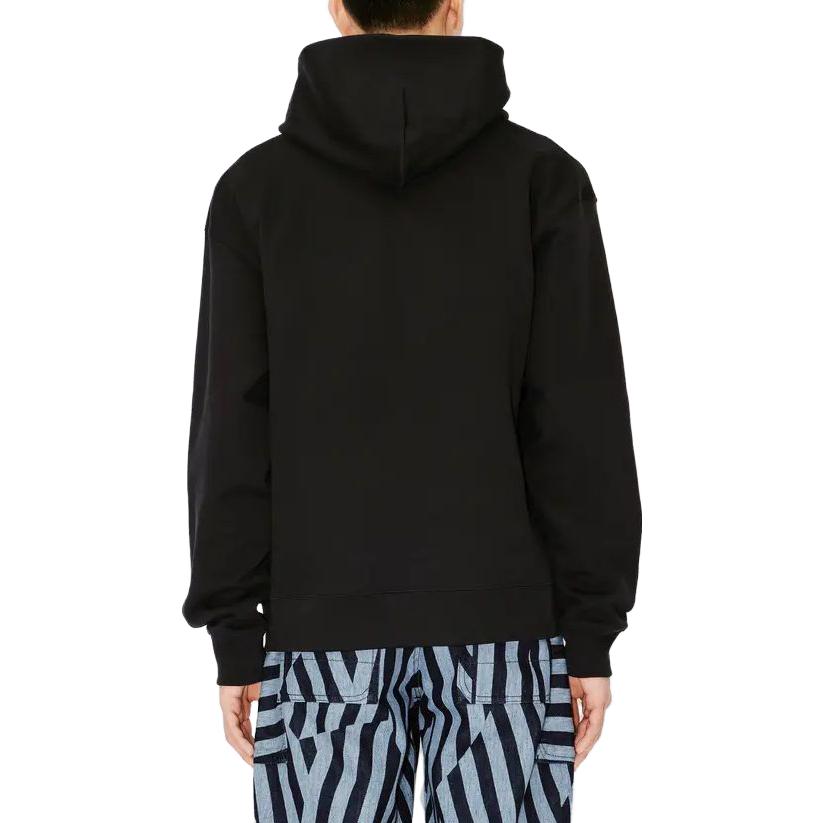 Cheap KENZO SS23 Hoodie Lelaki Hitam dengan Grafik Cetakan. FD65SW0744ME-99J