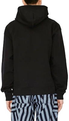 KENZO SS23 Hoodie Lelaki Hitam dengan Grafik Cetakan. FD65SW0744ME-99J Cheap KENZO SS23 Hoodie Lelaki Hitam dengan Grafik Cetakan. FD65SW0744ME-99J