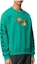 Lookbook KENZO SS23 男款綠色刺繡印花圓領套頭衛衣 F955SW0904ME-57