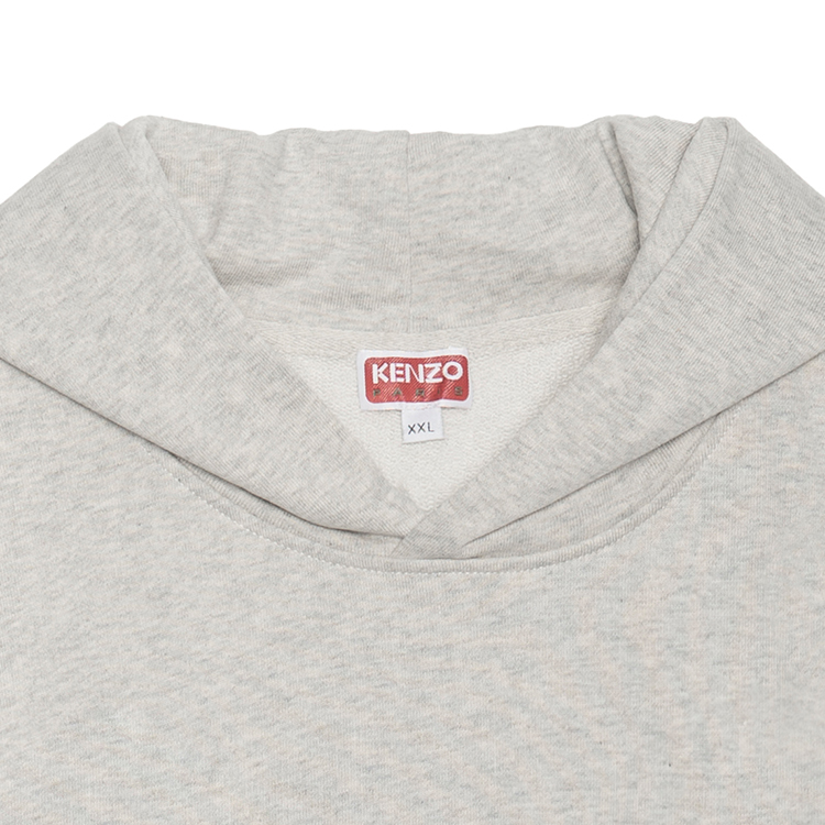 Details for KENZO SS23 男款灰色花卉Logo印花連帽衫. FD55SW4414MF-93