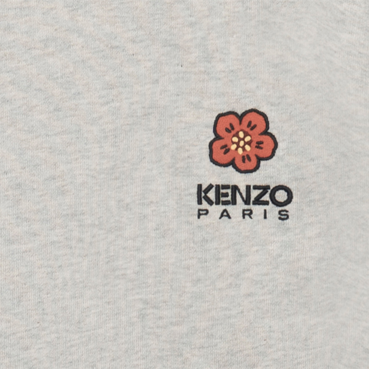 Sizing KENZO SS23 男款灰色花卉Logo印花連帽衫. FD55SW4414MF-93
