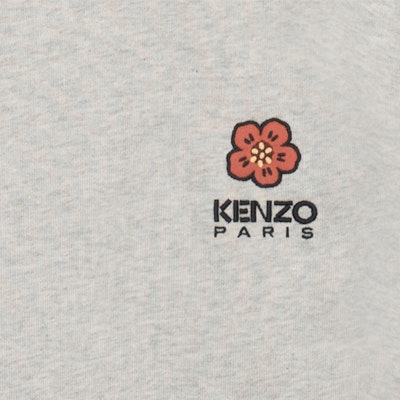 KENZO SS23 男款灰色花卉Logo印花連帽衫. FD55SW4414MF-93 Sizing KENZO SS23 男款灰色花卉Logo印花連帽衫. FD55SW4414MF-93