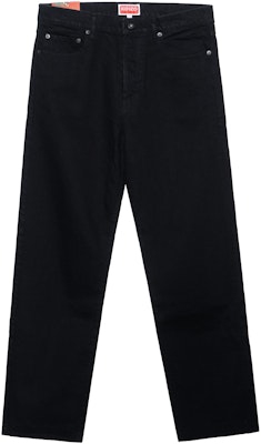 KENZO SS23 High-Waisted Straight-Leg Jeans Black. FD55DP3316C1-BM Buy KENZO SS23 High-Waisted Straight-Leg Jeans Black. FD55DP3316C1-BM