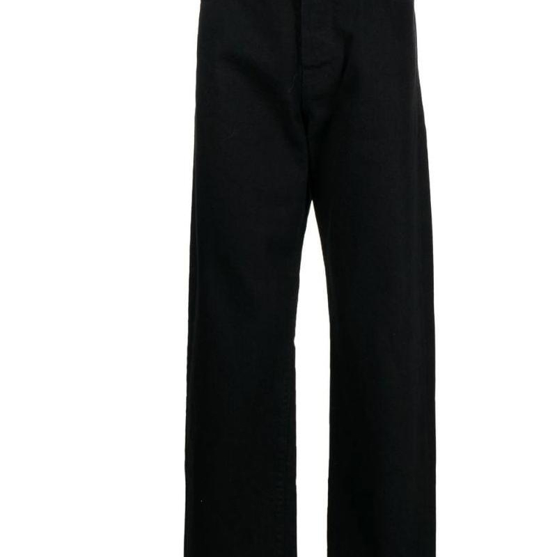 Sizing KENZO SS23 High-Waisted Straight-Leg Jeans  Black. FD55DP3316C1-BM