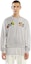Shop KENZO SS23 Logo Print Crewneck Long Sleeve Sweatshirt Men Light Grey FD55SW4634MF-93