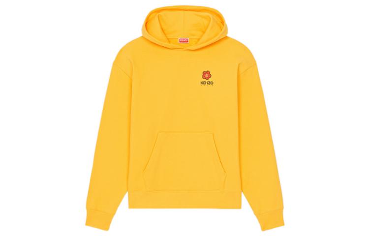KENZO SS23 Logo Print Hoodie Gold Yellow  Sweatshirt. FD55SW4444ME-40 圖 2