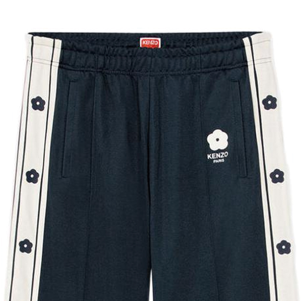 Sizing KENZO SS23 Logo Straight-Leg Knit Sweatpants Midnight Blue  Casual Wear FD55PA7474IE-77