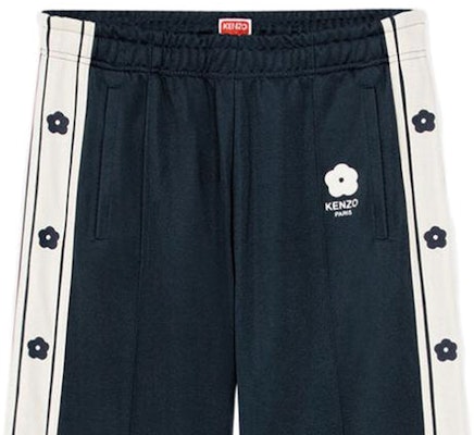 KENZO SS23 Logo Straight-Leg Knit Sweatpants Midnight Blue Casual Wear FD55PA7474IE-77 Sizing KENZO SS23 Logo Straight-Leg Knit Sweatpants Midnight Blue Casual Wear FD55PA7474IE-77