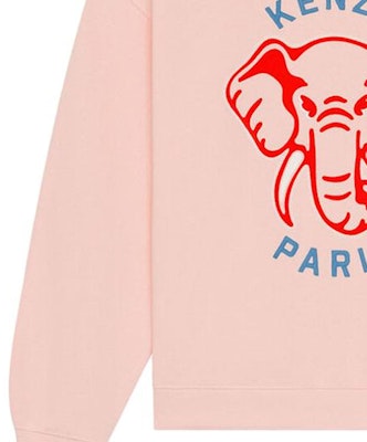 KENZO 男士粉色大象标志印花长袖卫衣 SS23款式 FD62SW0934MF-34 2