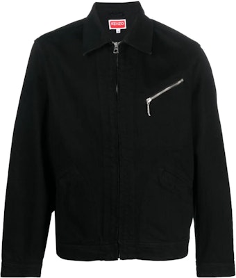 KENZO SS23 Solid Color Casual Jacket Black FD55DB1006C1-99 Buy KENZO SS23 Solid Color Casual Jacket Black FD55DB1006C1-99