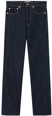 ケンゾー SS23 ソリッドカラー ロゴパッチ ストレートジーンズ メンズ ブルー. FD55DP3316B1-DM Buy ケンゾー SS23 ソリッドカラー ロゴパッチ ストレートジーンズ メンズ ブルー. FD55DP3316B1-DM