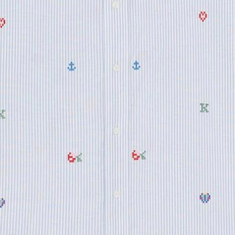 Sizing KENZO SS23 ストライプ オールオーバープリント 長袖シャツ ユニセックス ブルー FD55CH4109LJ-63