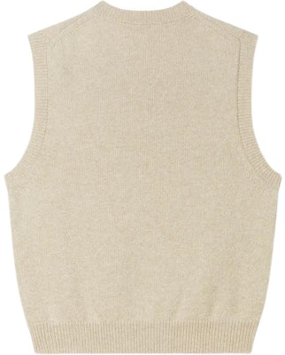 KENZO SS24 Beige Floral Embroidery V-Neck Sleeveless Pullover Vest FE65PU4863LC-11 Lookbook KENZO SS24 Beige Floral Embroidery V-Neck Sleeveless Pullover Vest FE65PU4863LC-11