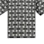 Cheap KENZO SS24 Black Checkered Button-Up Short Sleeve Polo Shirt. FE65PU4783CA-99J