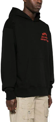 KENZO SS24 黑色刺绣标志宽松连帽卫衣 FE55SW1764MF-99J Purchase KENZO SS24 黑色刺绣标志宽松连帽卫衣 FE55SW1764MF-99J