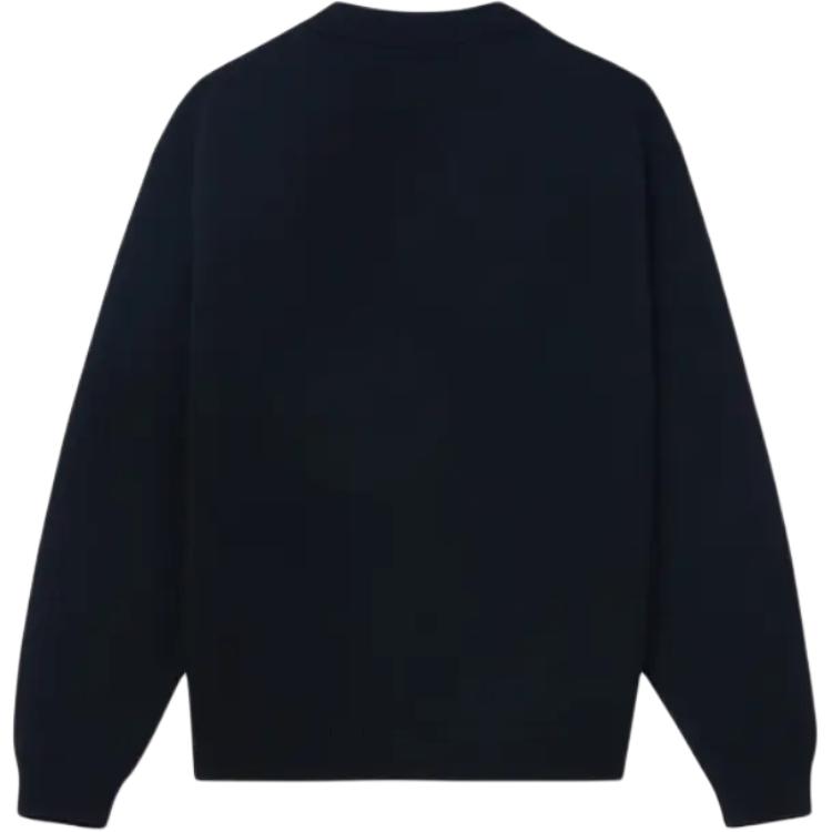 Lookbook KENZO SS24 Cardigan Negro con Bordado Floral en Cuello en V. FE65CA4853LC-99J