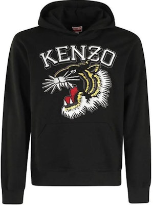 KENZO SS24 Black Graphic Print Oversized Pullover Hoodie. FE55SW1864MF-99J Buy KENZO SS24 Black Graphic Print Oversized Pullover Hoodie. FE55SW1864MF-99J