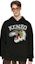 Shop KENZO SS24 Black Graphic Print Oversized Pullover Hoodie. FE55SW1864MF-99J