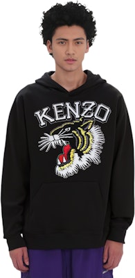 KENZO SS24 Black Graphic Print Oversized Pullover Hoodie. FE55SW1864MF-99J Purchase KENZO SS24 Black Graphic Print Oversized Pullover Hoodie. FE55SW1864MF-99J