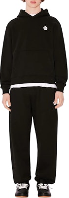 KENZO SS24 Black Hoodie with Logo Print Design. FE65SW2214MG-99J Shop KENZO SS24 Black Hoodie with Logo Print Design. FE65SW2214MG-99J
