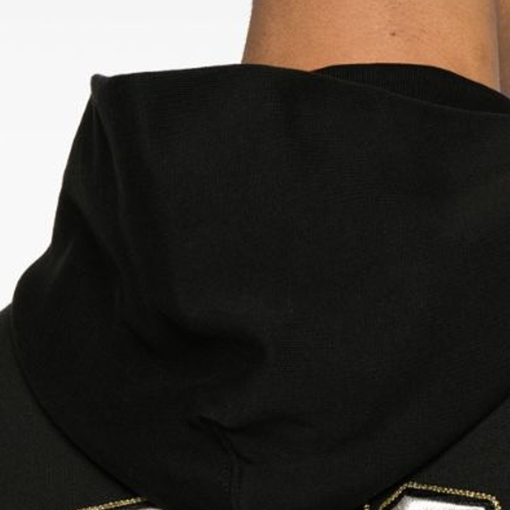 KENZO SS24  Black Hoodie with Logo Tiger Embroidery FD65SW1254MF-99J 圖 6