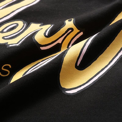 KENZO SS24 黑色字母標誌印花連帽衫。 FD65SW0874MF-99J Sizing KENZO SS24 黑色字母標誌印花連帽衫。 FD65SW0874MF-99J