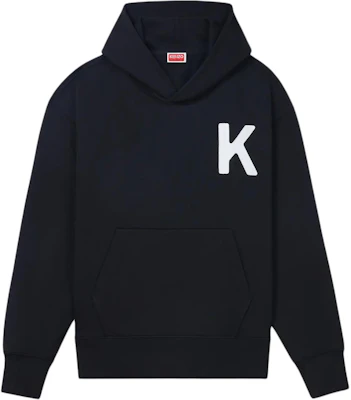 KENZO SS24 Hoodie Hitam Longgar Cetakan Huruf. FE58SW0114MF-99J Order KENZO SS24 Hoodie Hitam Longgar Cetakan Huruf. FE58SW0114MF-99J